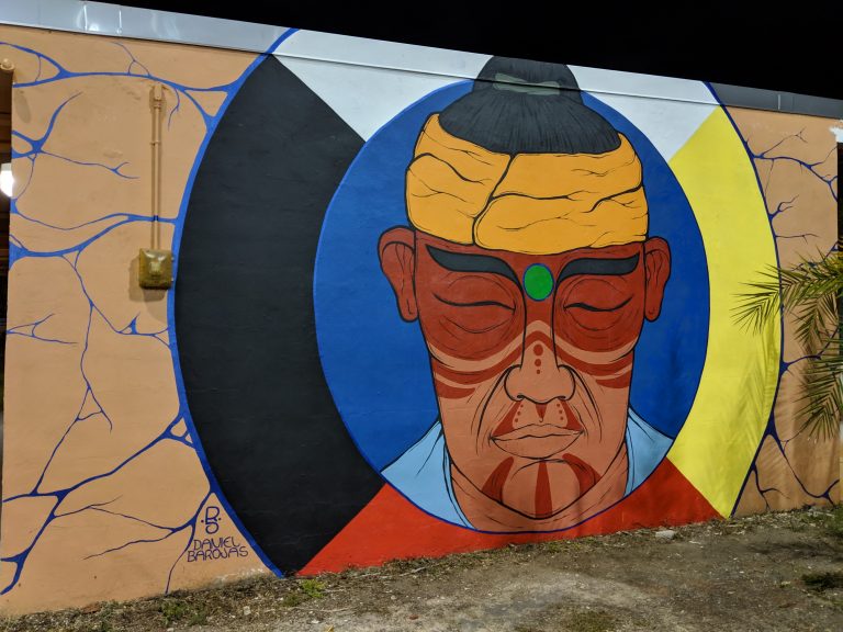 Tequesta Native painted for the RAW Project Miami Art Basel 2018 R5